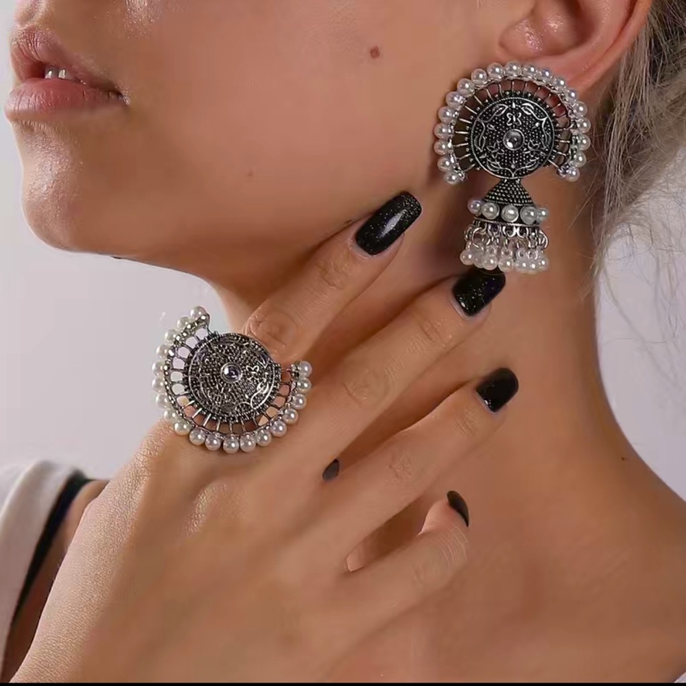New style Women's Earrings & Ring Jewelry set